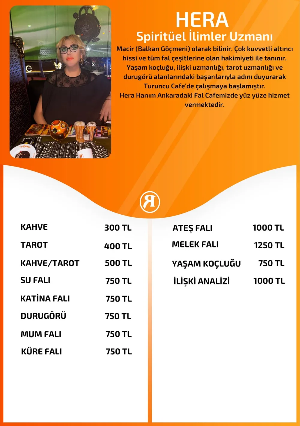 Hera hizmetleri, fiyat listesi ve hikayesi