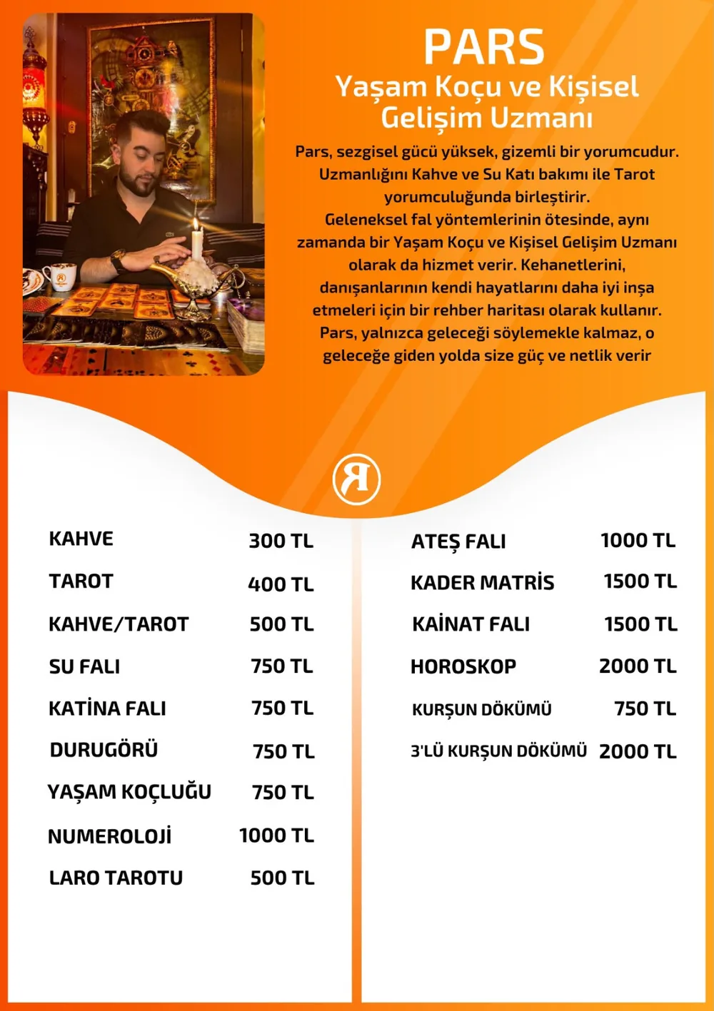 Pars hizmetleri, fiyat listesi ve hikayesi