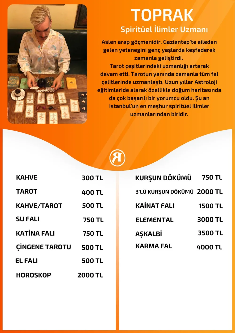 Toprak hizmetleri, fiyat listesi ve hikayesi